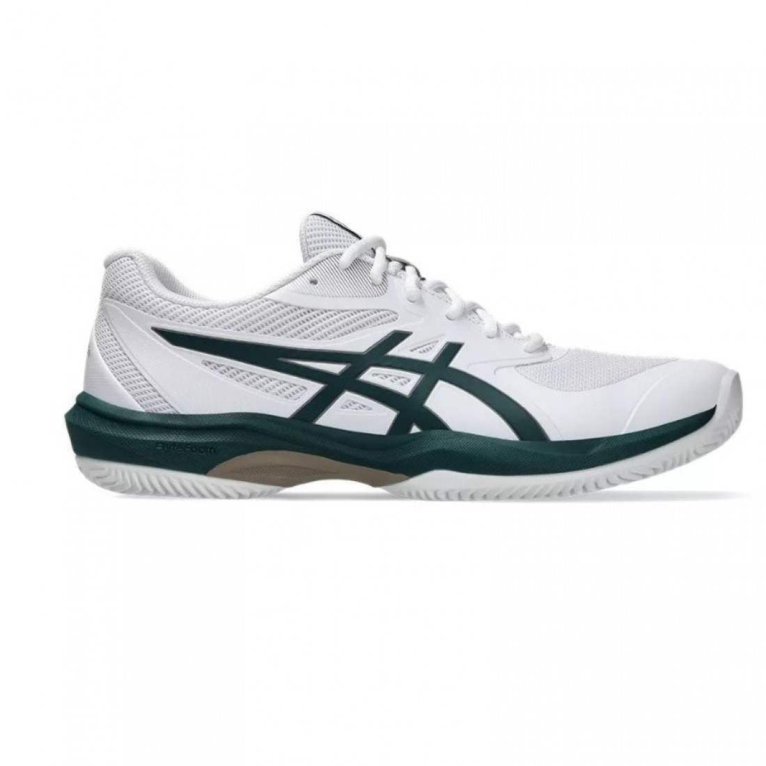 Zapatillas Asics Game FF Clay White Green Saxon Sneakers