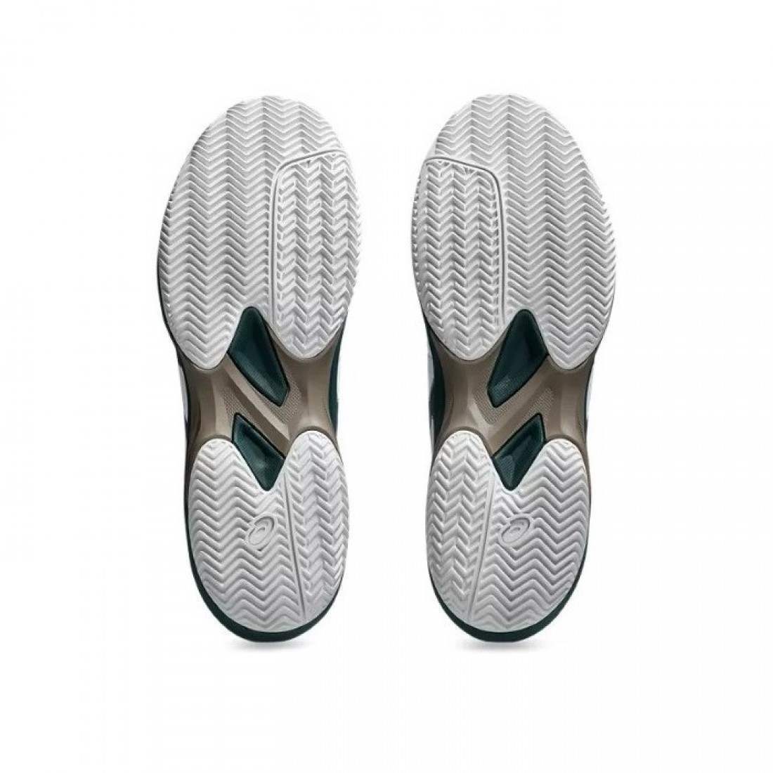 Zapatillas Asics Game FF Clay White Green Saxon Sneakers