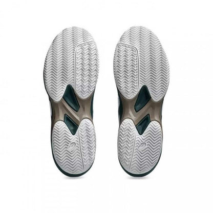 Zapatillas Asics Game FF Clay White Green Saxon Sneakers
