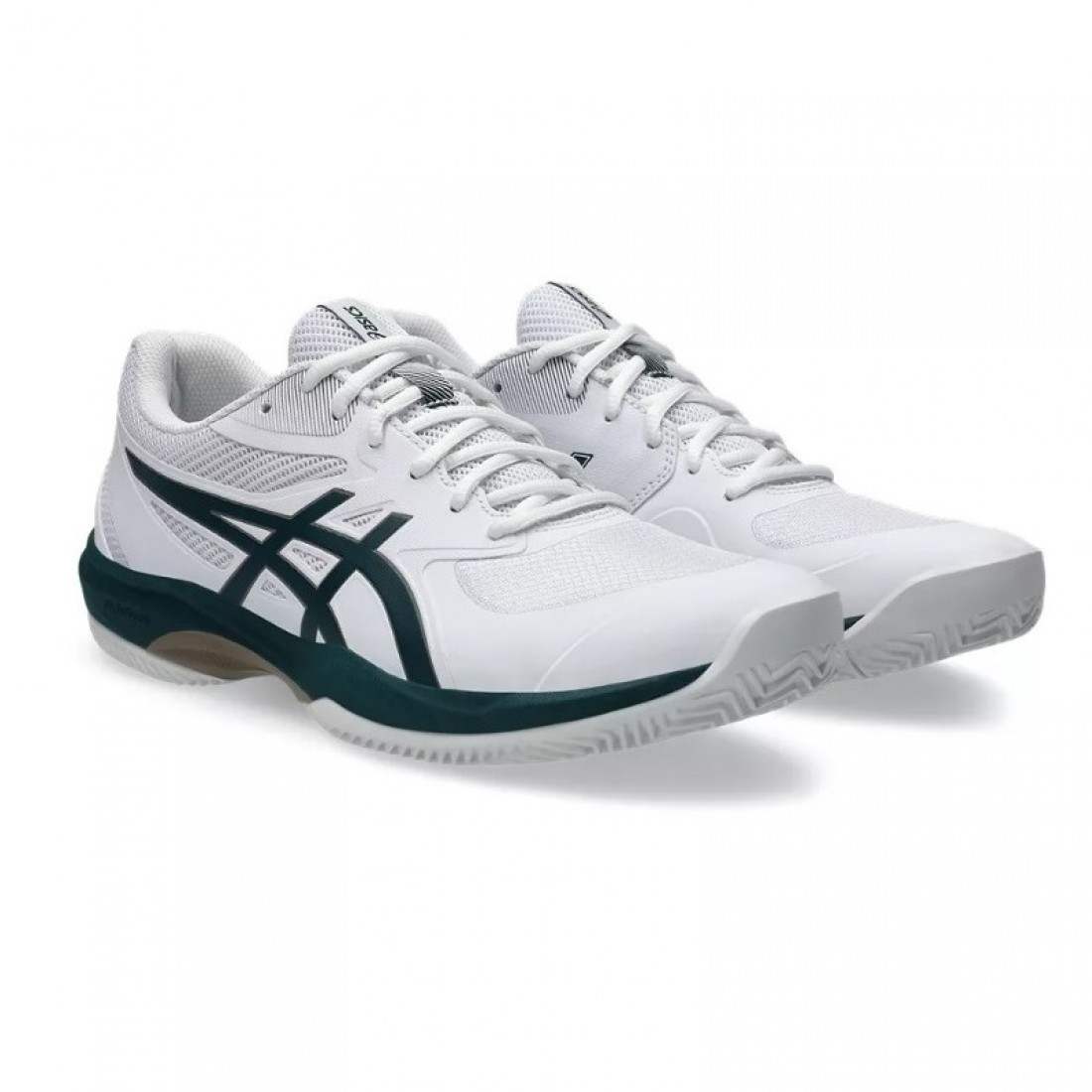 Zapatillas Asics Game FF Clay White Green Saxon Sneakers