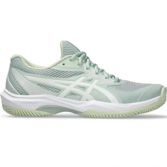 Zapatillas Asics Game FF Clay Verde Liquen Blanco Mujer