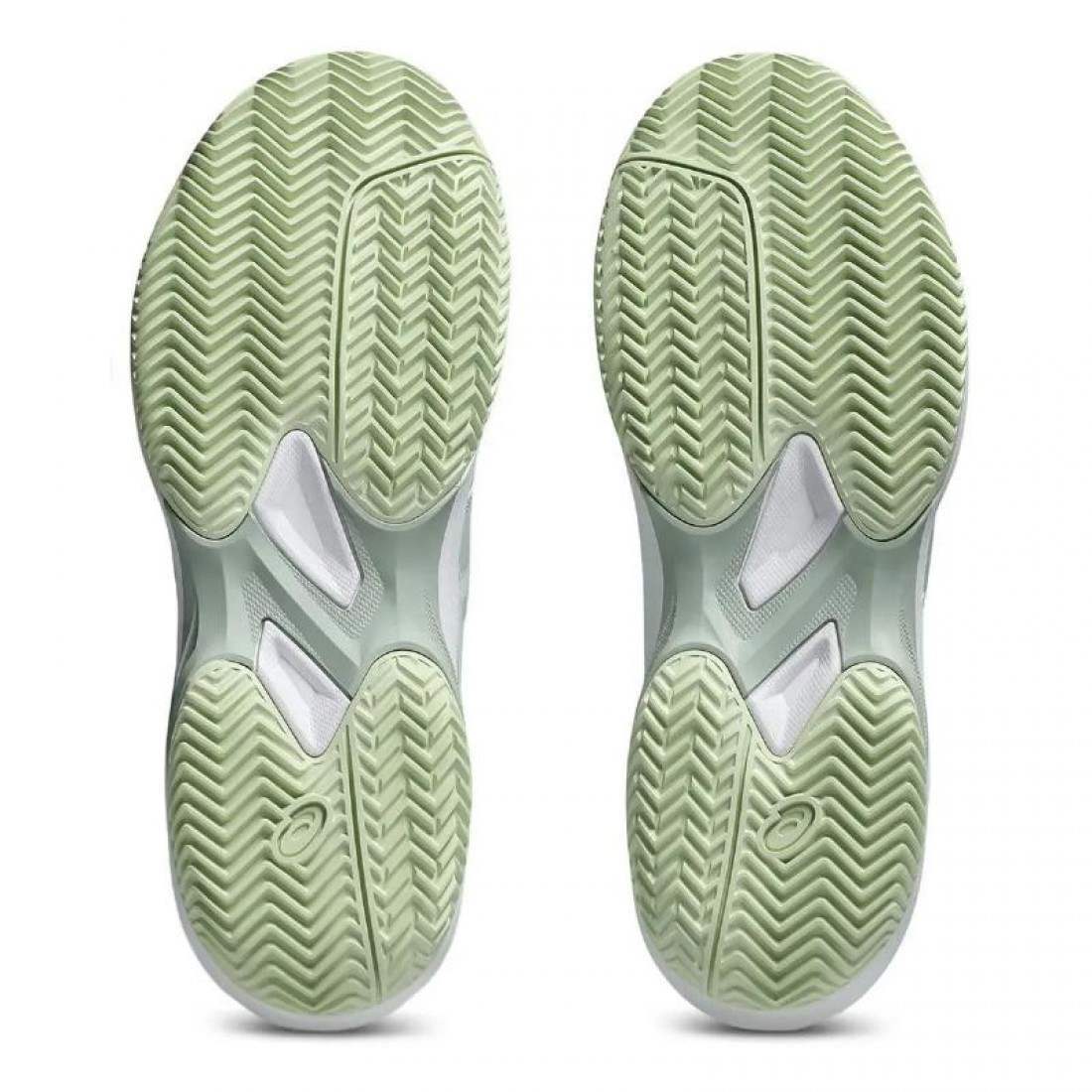 Zapatillas Asics Game FF Clay Verde Liquen Blanco Mujer