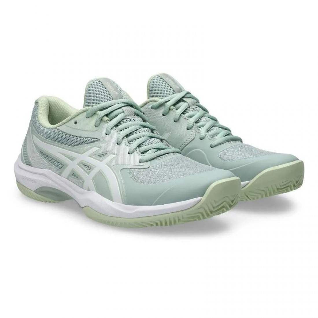 Zapatillas Asics Game FF Clay Verde Liquen Blanco Mujer