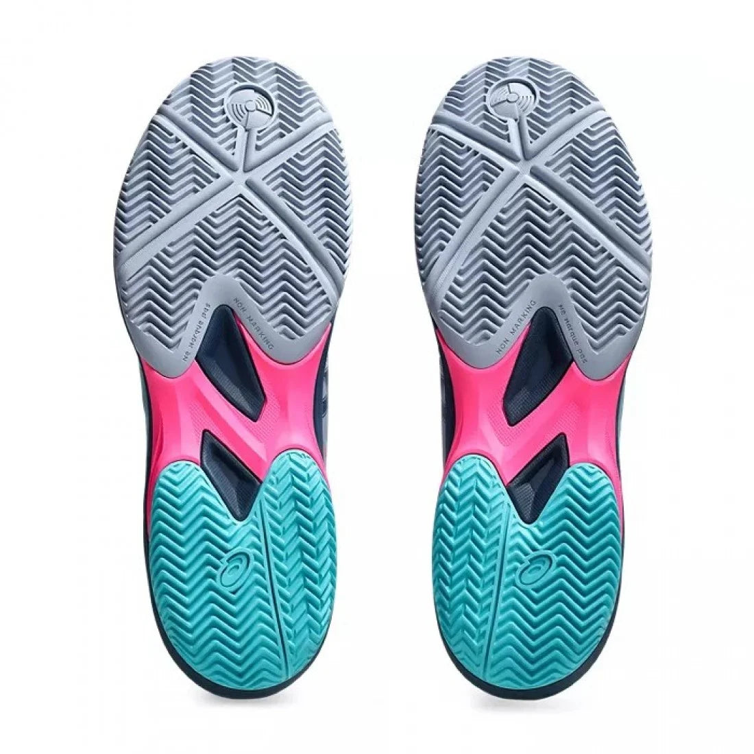 Zapatillas Asics Gel Challenger 14 Padel Gris Metropolis Aqua