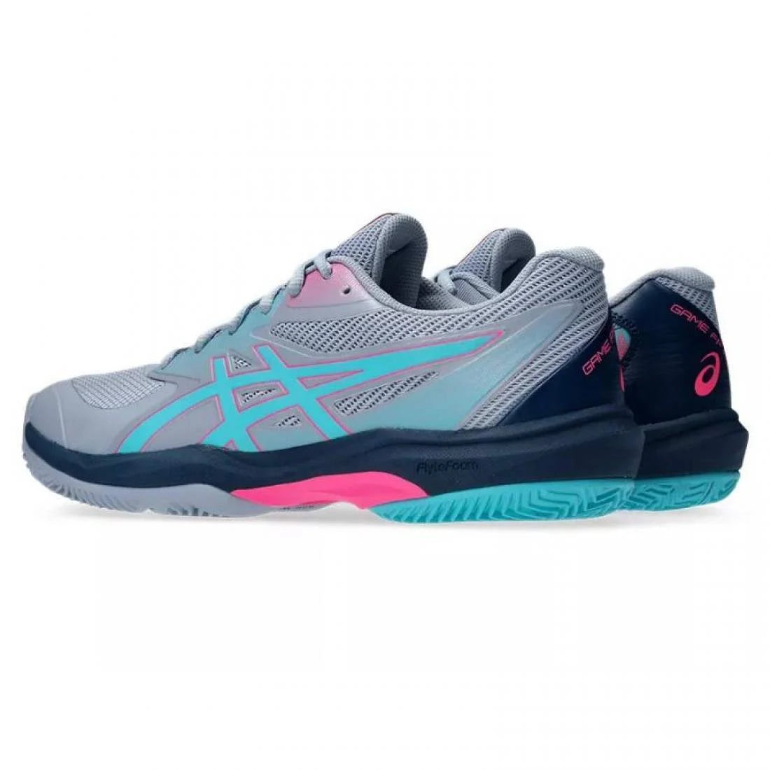 Zapatillas Asics Gel Challenger 14 Padel Gris Metropolis Aqua