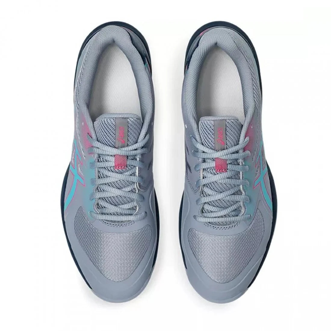 Zapatillas Asics Gel Challenger 14 Padel Gris Metropolis Aqua