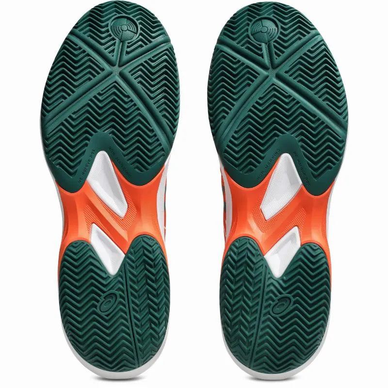 Asics Game FF Padel Baskets Orange Vert - Image 2