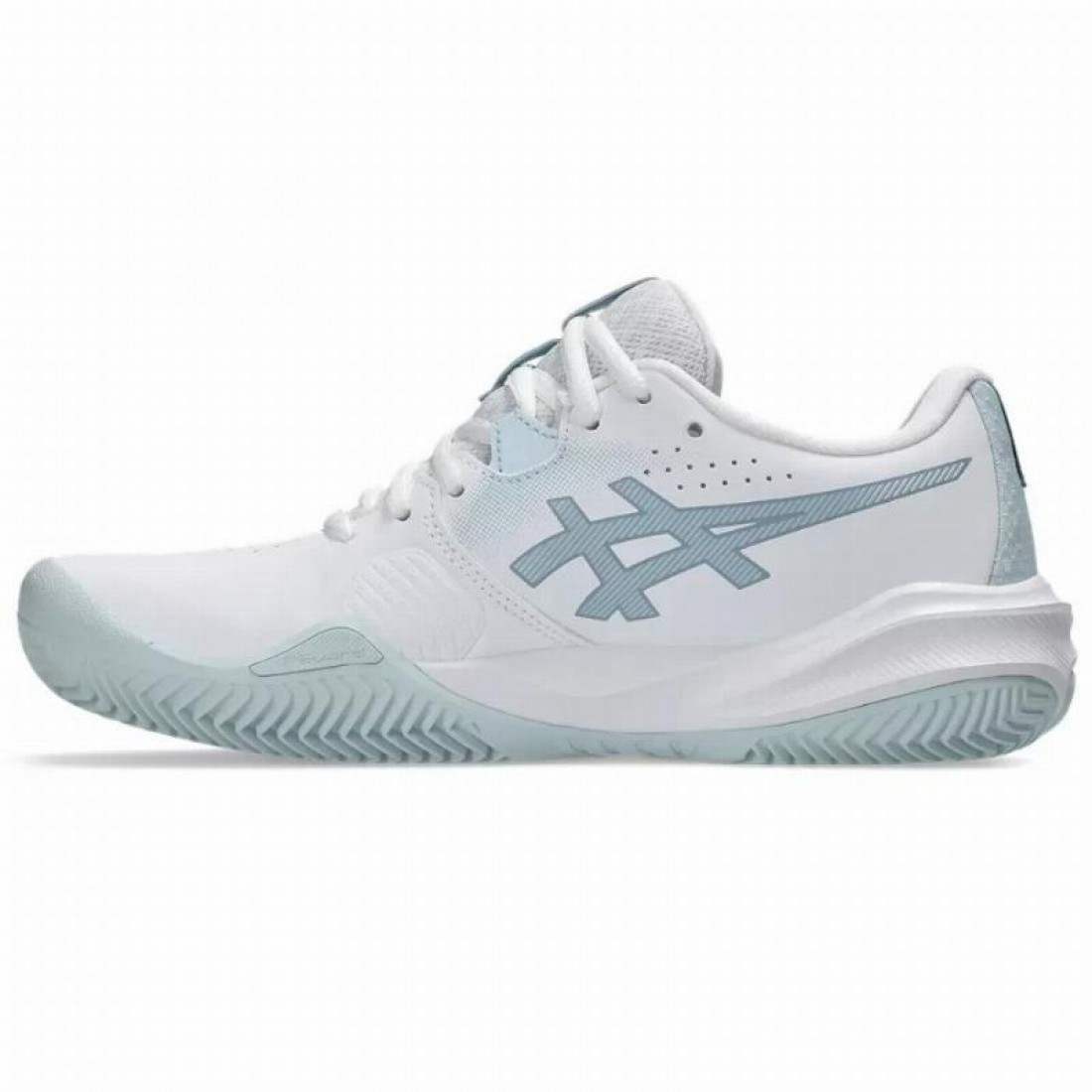 Zapatillas Asics Gel Challenger 15 Clay White Blue Women''''s Sneakers