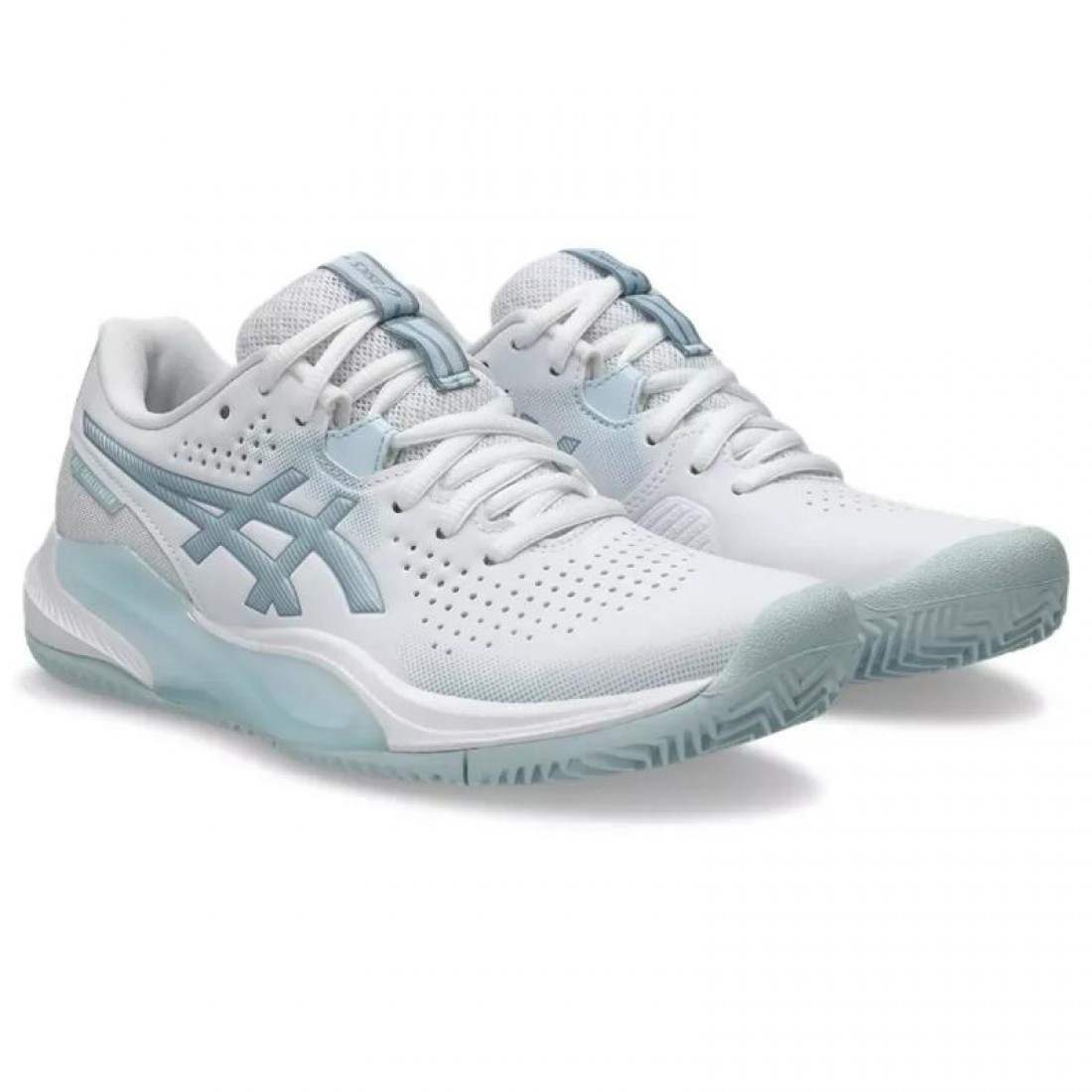 Zapatillas Asics Gel Challenger 15 Clay White Blue Women''''s Sneakers