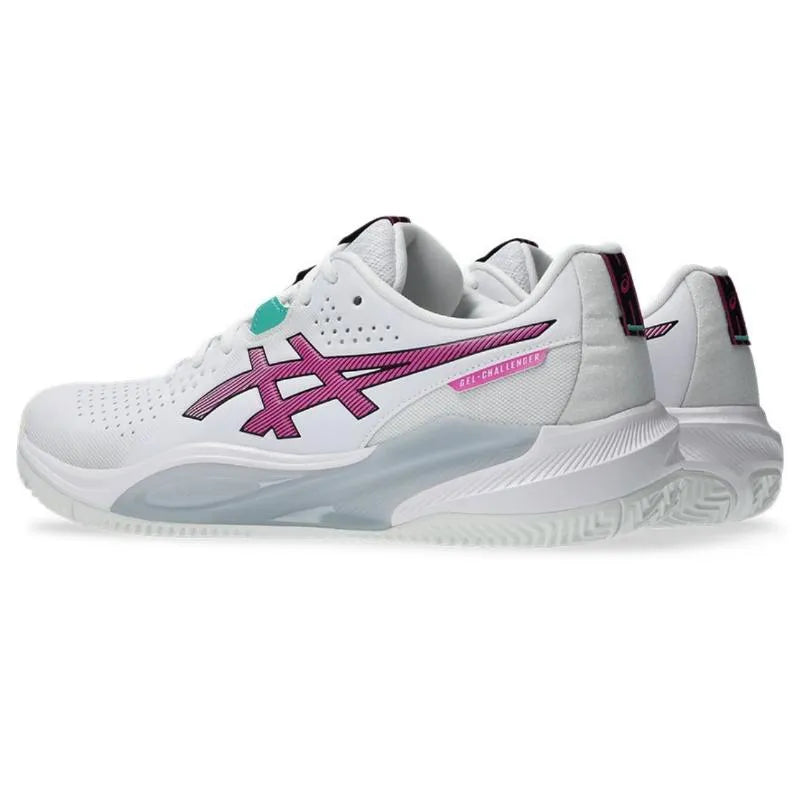 Asics Gel Challenger 15 Clay White Pink Sakura Sneakers - Image 6