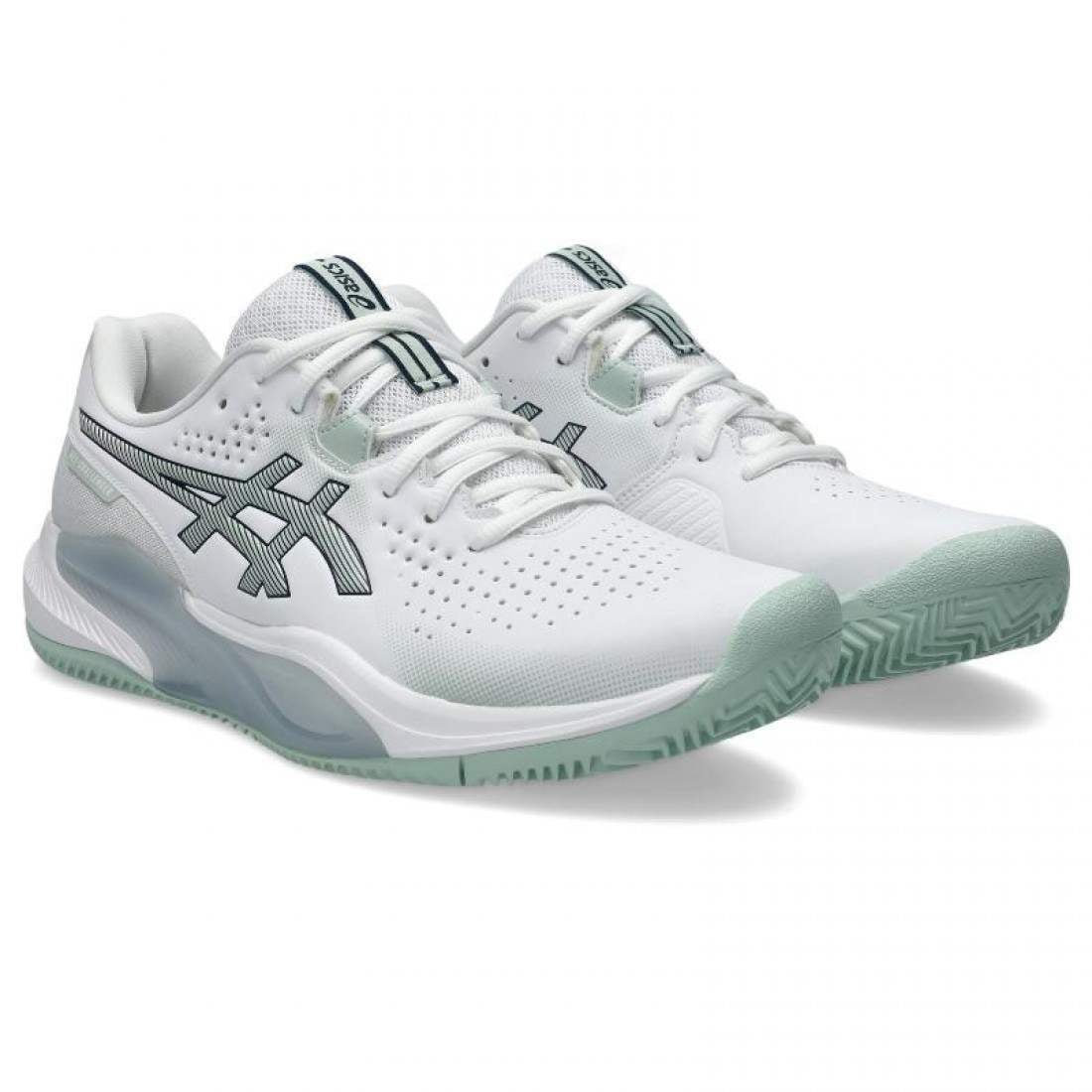 Zapatillas Asics Gel Challenger 15 Clay Blanco Verde Liquen