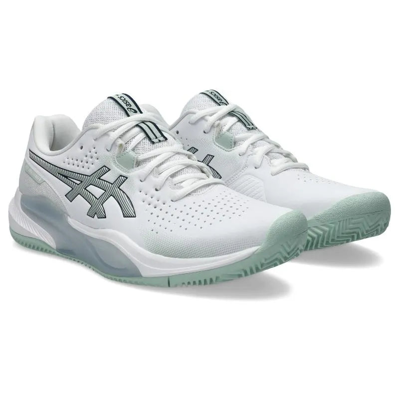 Baskets Asics Gel Challenger 15 TERRE BATTUE Blanc Lichen Vert - Image 4