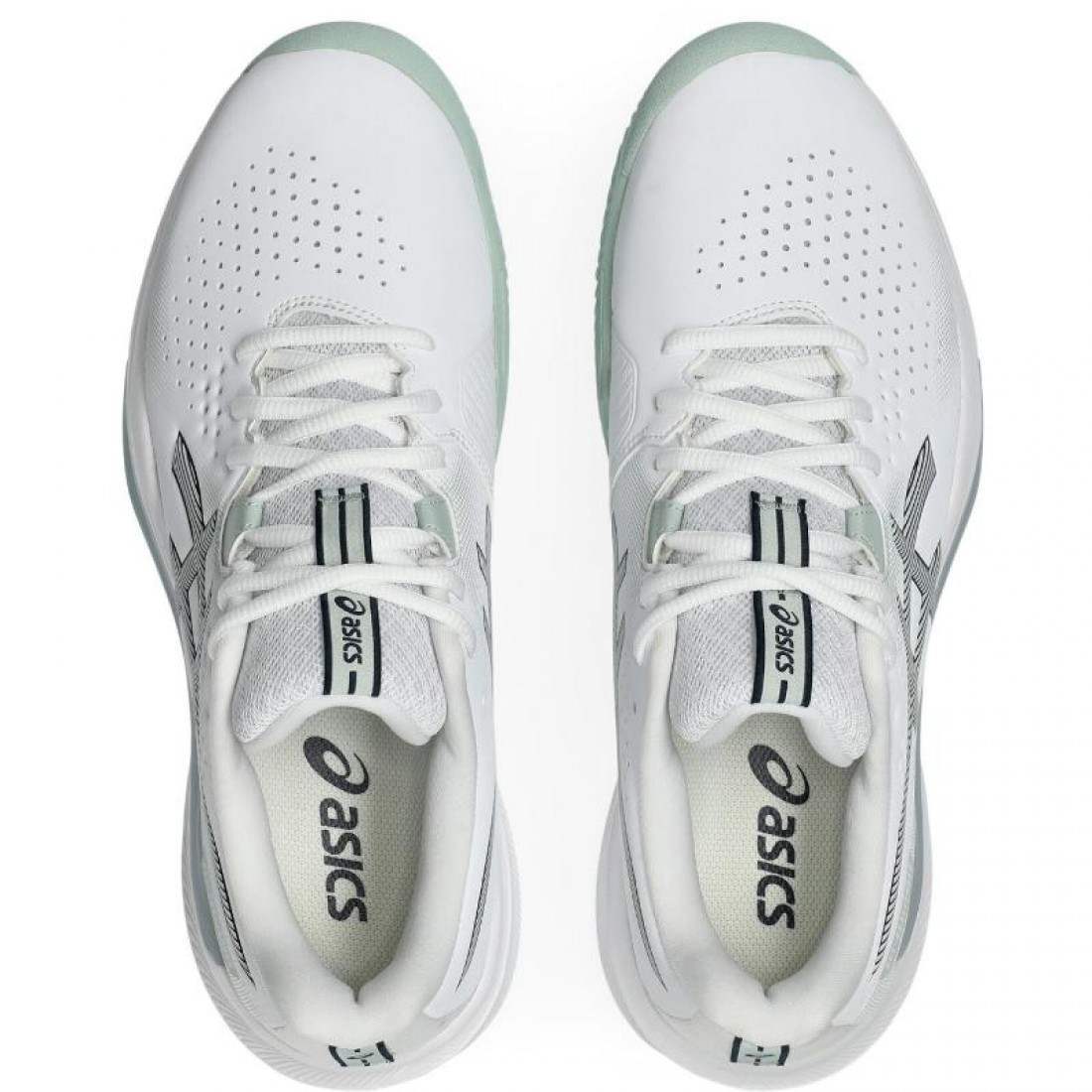 Zapatillas Asics Gel Challenger 15 Clay Blanco Verde Liquen