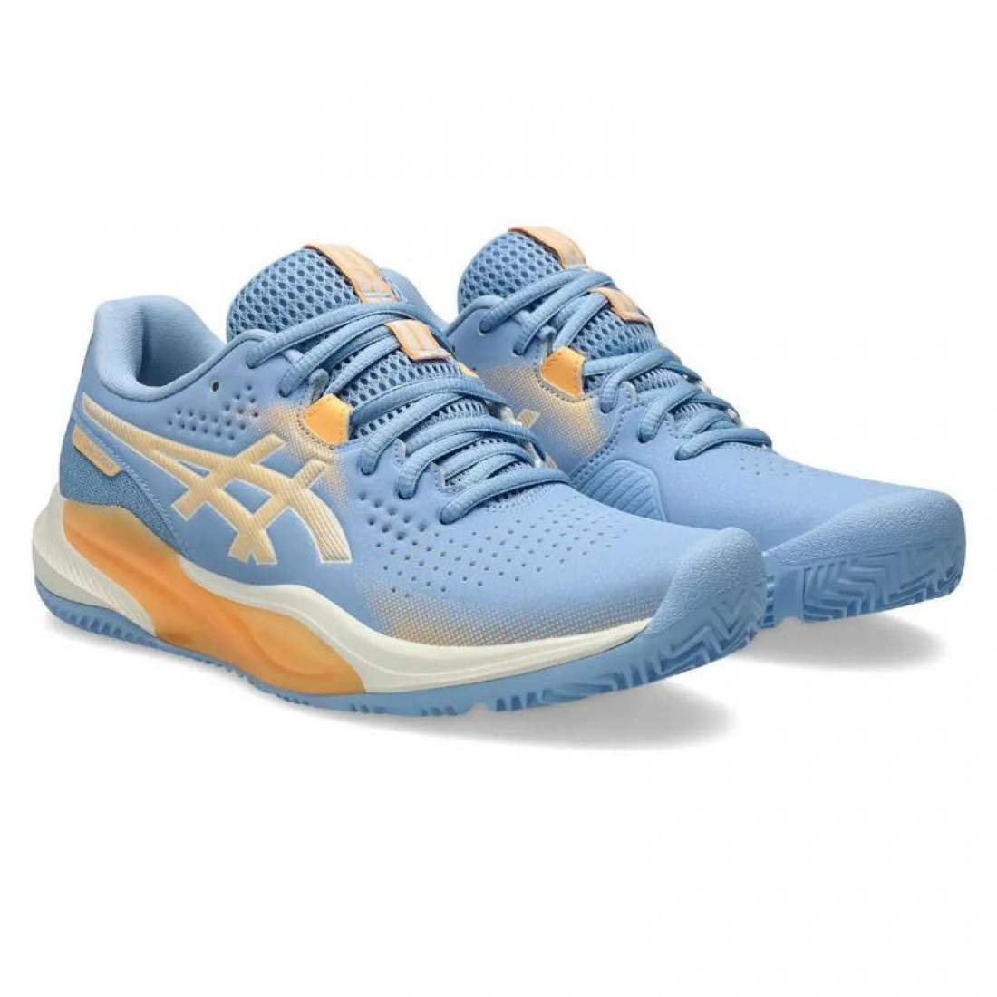 Zapatillas Asics Gel Challenger 15 Padel Blue Stone Orange Women''''s Sneakers