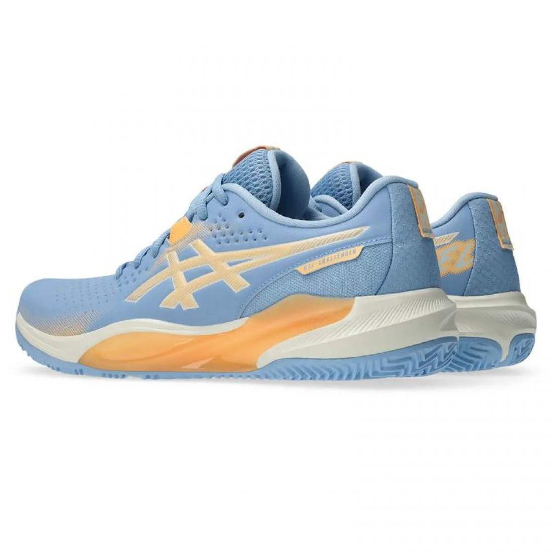 Zapatillas Asics Gel Challenger 15 Padel Blue Stone Orange Women''''s Sneakers