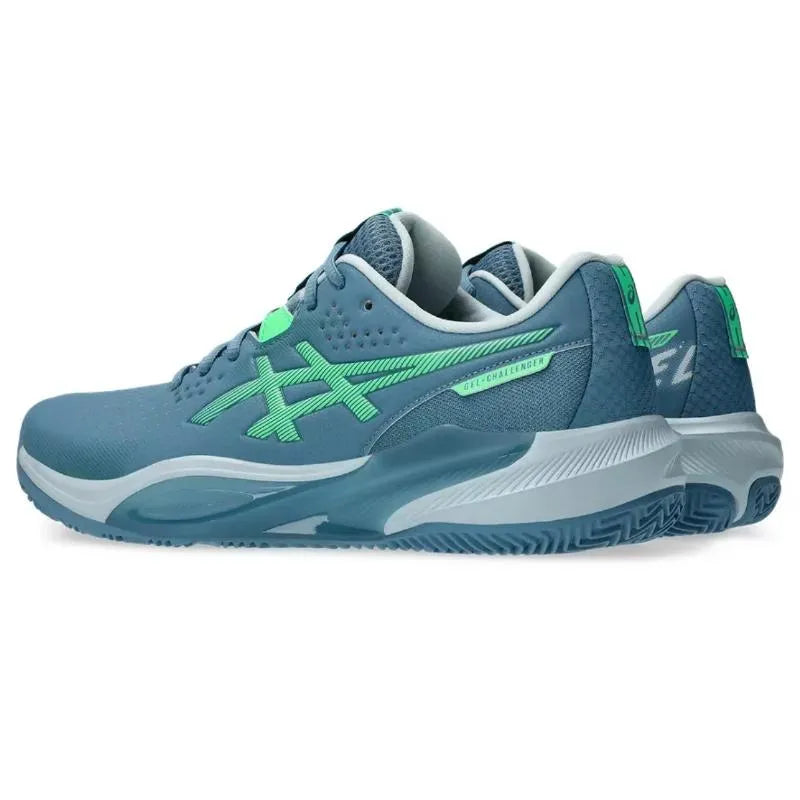 Asics Gel Challenger 15 Padel Bleu-Vert - Image 6