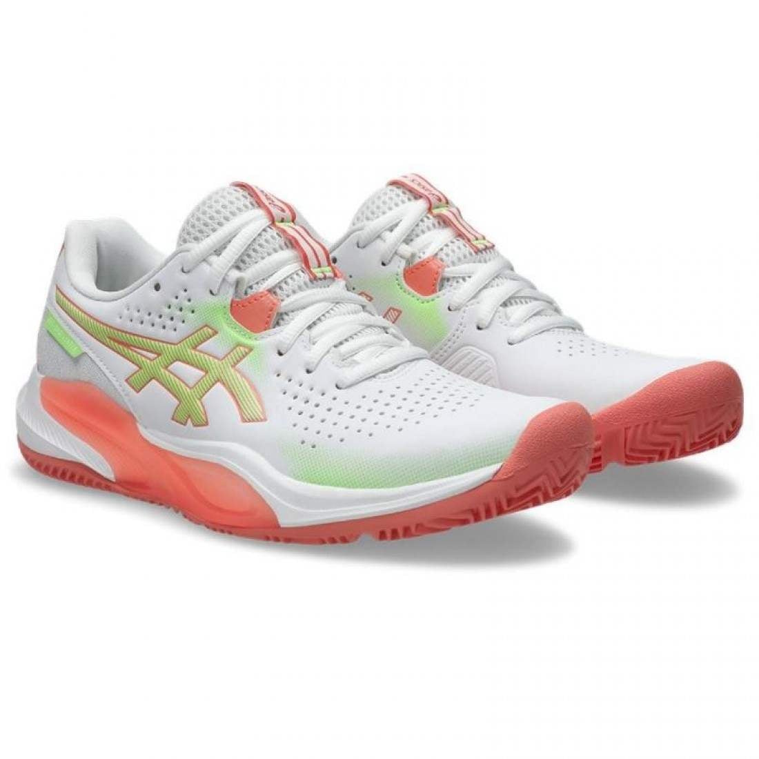 Zapatillas Asics Gel Challenger 15 Padel White Guava Women''''s Sneakers