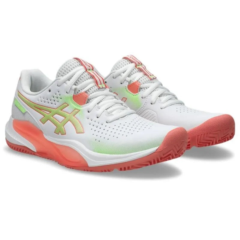 Asics Gel Challenger 15 Padel White Guava Baskets pour femmes - Image 5