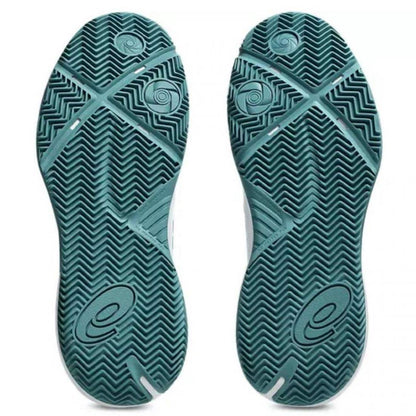 Zapatillas Asics Gel Challenger 15 Padel Blanco Verde Pino