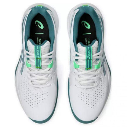 Zapatillas Asics Gel Challenger 15 Padel Blanco Verde Pino
