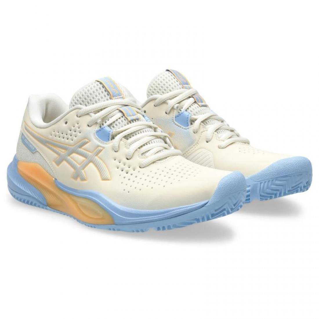 Zapatillas Asics Gel Challenger 15 Padel Cream Blue Stone Women''''s Shoes