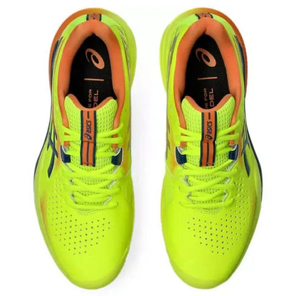Asics Gel Challenger 15 Padel L.E Baskets jaunes bleu foncé - Image 4