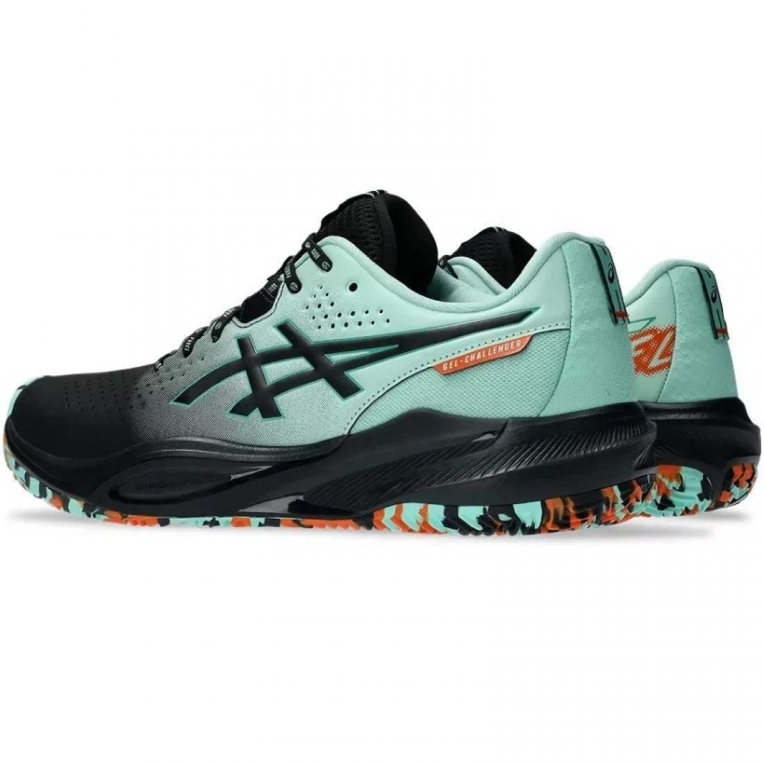 Baskets Asics Gel Challenger 15 Padel Noir Vert Clair