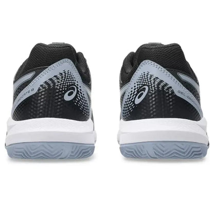 Asics Gel Dedicate 8 baskets en argile, noir, gris, bleu - Image 7