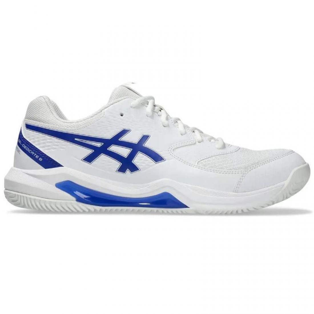 Baskets de Padel Asics Gel Dedicate 8 Blanc Bleu Cobalt