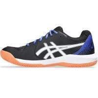Asics Gel Dedicate 8 Padel Blanc Noir Bleu Sneakers