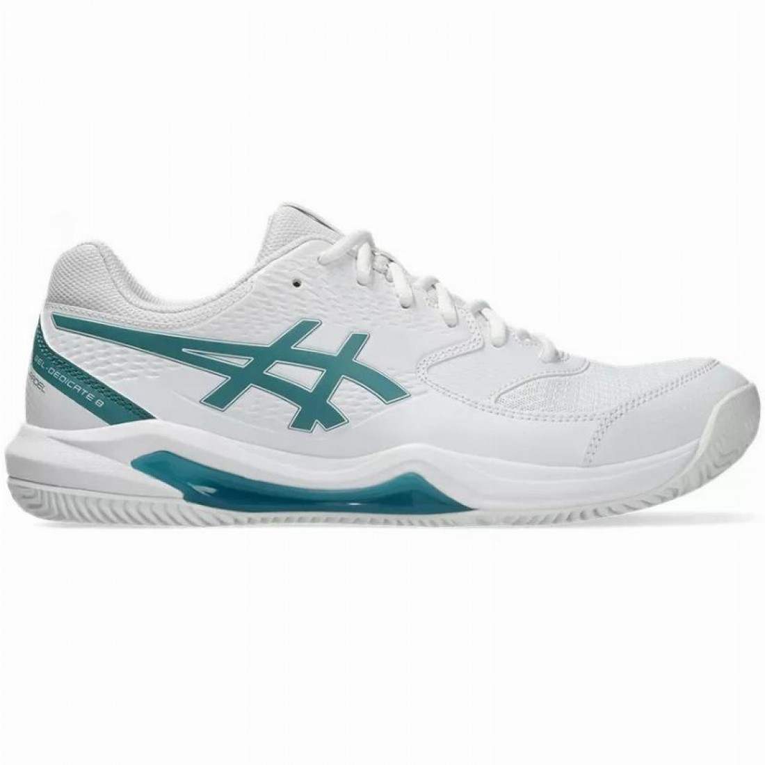 Zapatillas Asics Gel Dedicate 8 Padel White Pine Green Sneakers