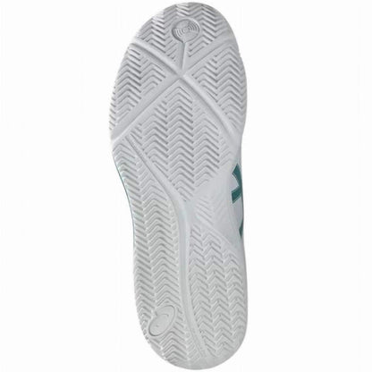 Zapatillas Asics Gel Dedicate 8 Padel Blanco Verde Pino