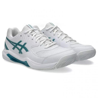 Zapatillas Asics Gel Dedicate 8 Padel White Pine Green Sneakers