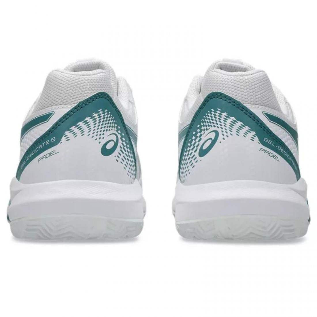 Zapatillas Asics Gel Dedicate 8 Padel Blanco Verde Pino