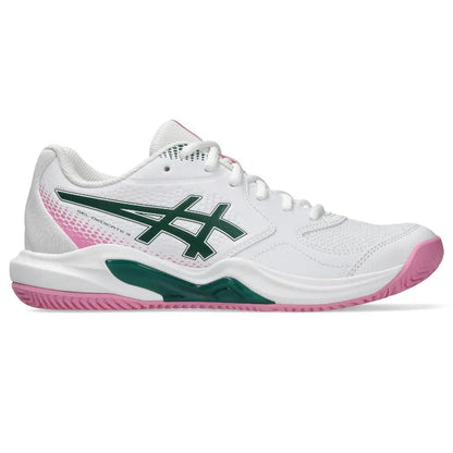 Asics Gel Dedicate 9 Padel White Green baskets pour femmes - Image 1