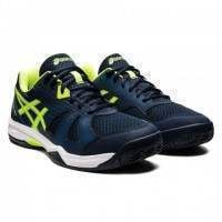 Zapatillas Asics Gel Padel Pro 5 Azul French Verde Hazard - Barata Oferta Outlet