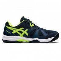 Zapatillas Asics Gel Padel Pro 5 Azul French Verde Hazard - Barata Oferta Outlet
