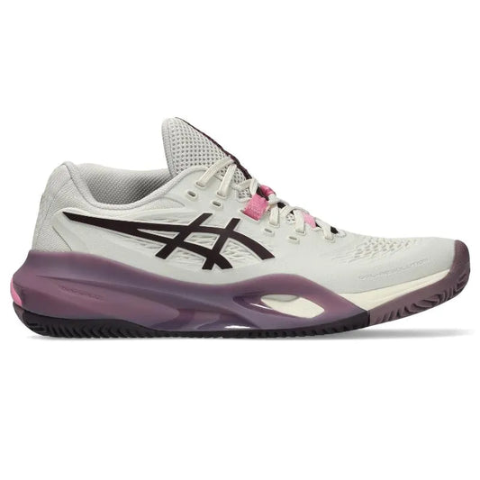 Asics Gel Resolution X Clay Beige Dark Garnet pour femmes - Image 1