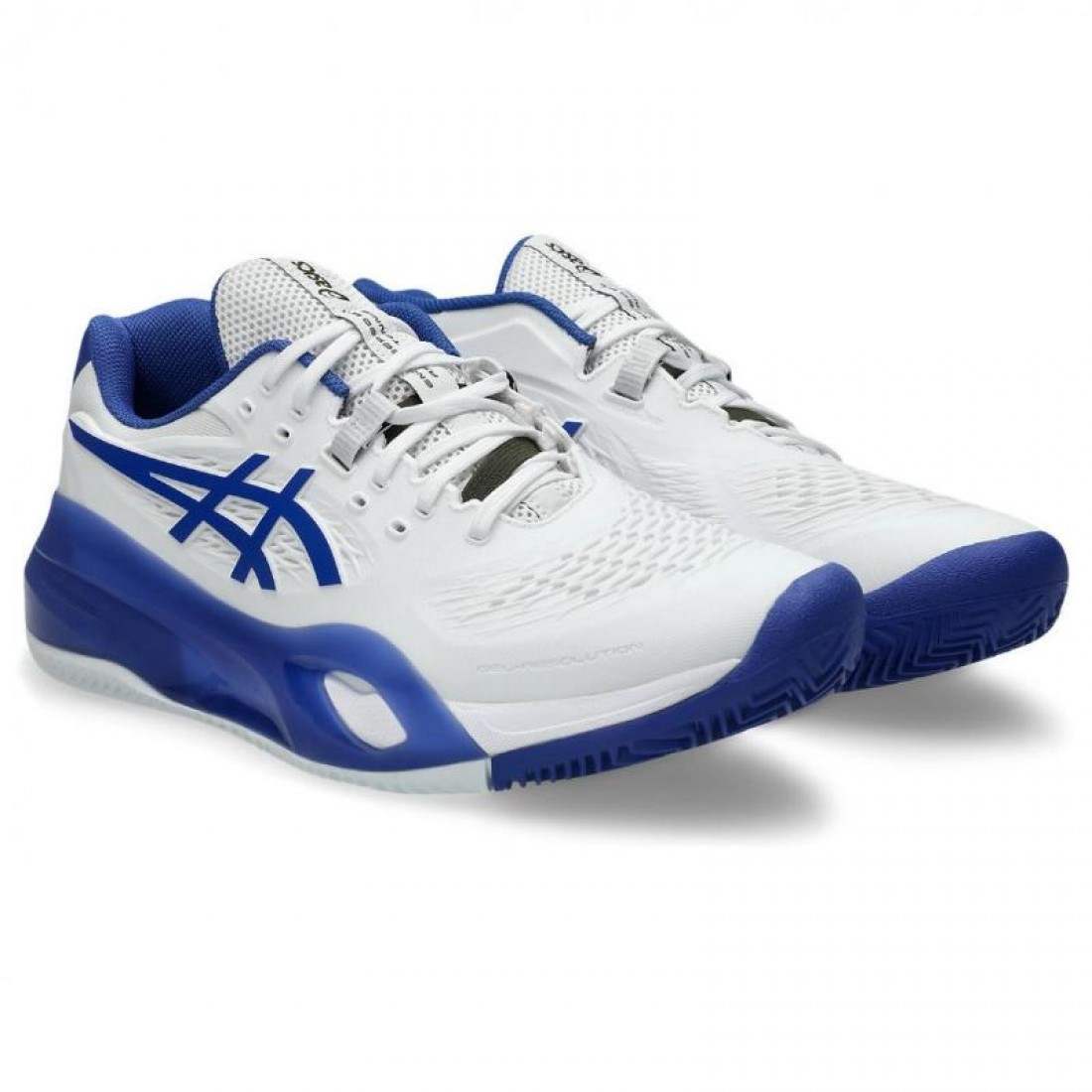 Baskets Asics Gel Resolution X CLAY Blanc Cobalt