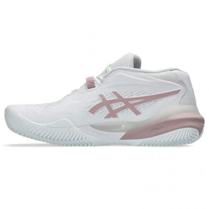Zapatillas Asics Gel Resolution X Clay White Morganite Pink Women''''s Sneakers