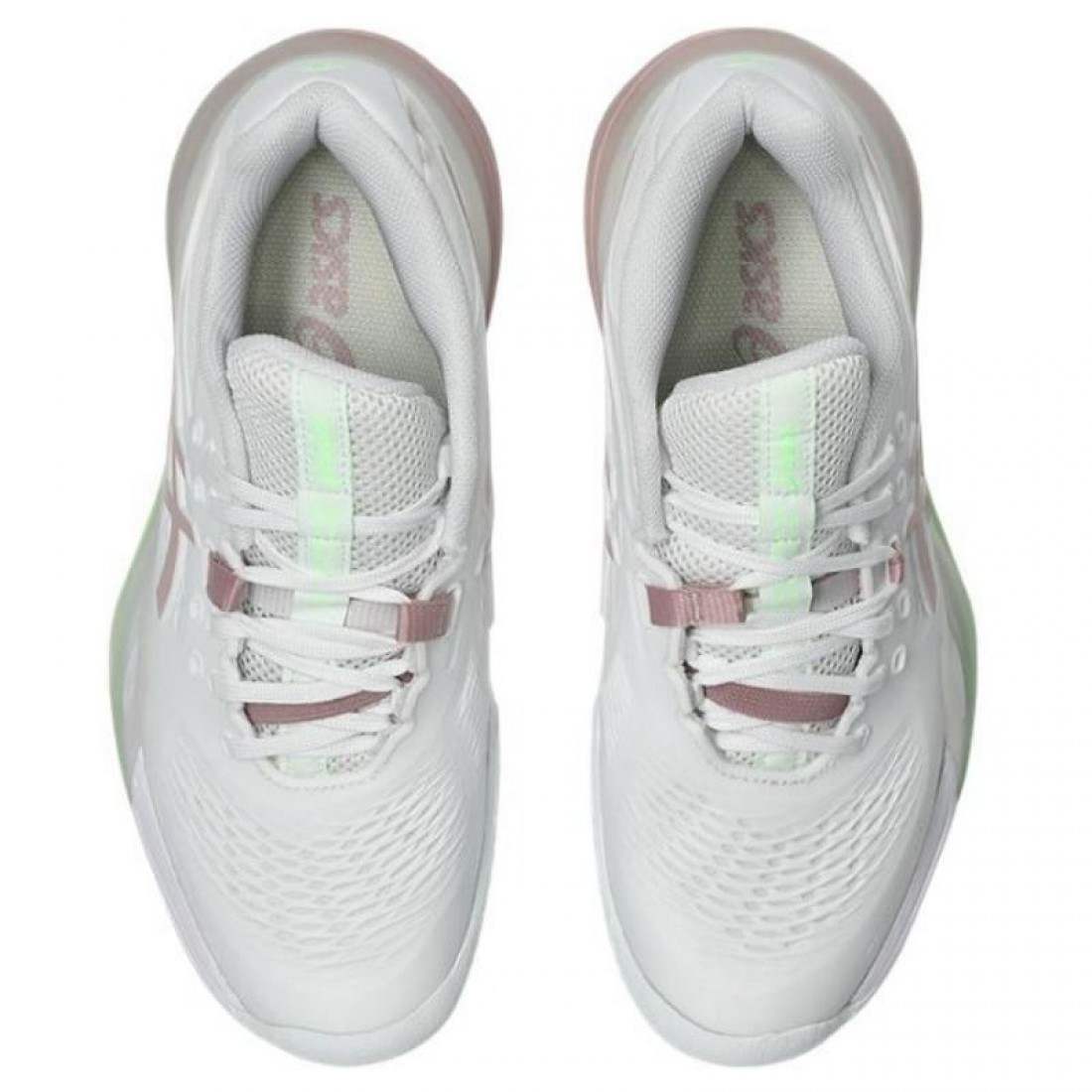 Zapatillas Asics Gel Resolution X Clay White Morganite Pink Women''''s Sneakers