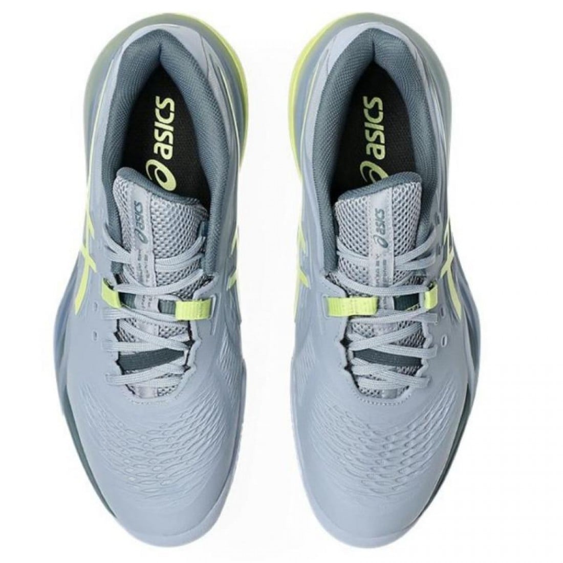 Zapatillas Asics Gel Resolution X Clay Gray Pistachio Green Sneakers