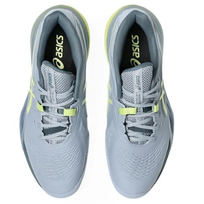 Asics Gel Resolution X Clay Gray Pistachio Green Sneakers - Image 4