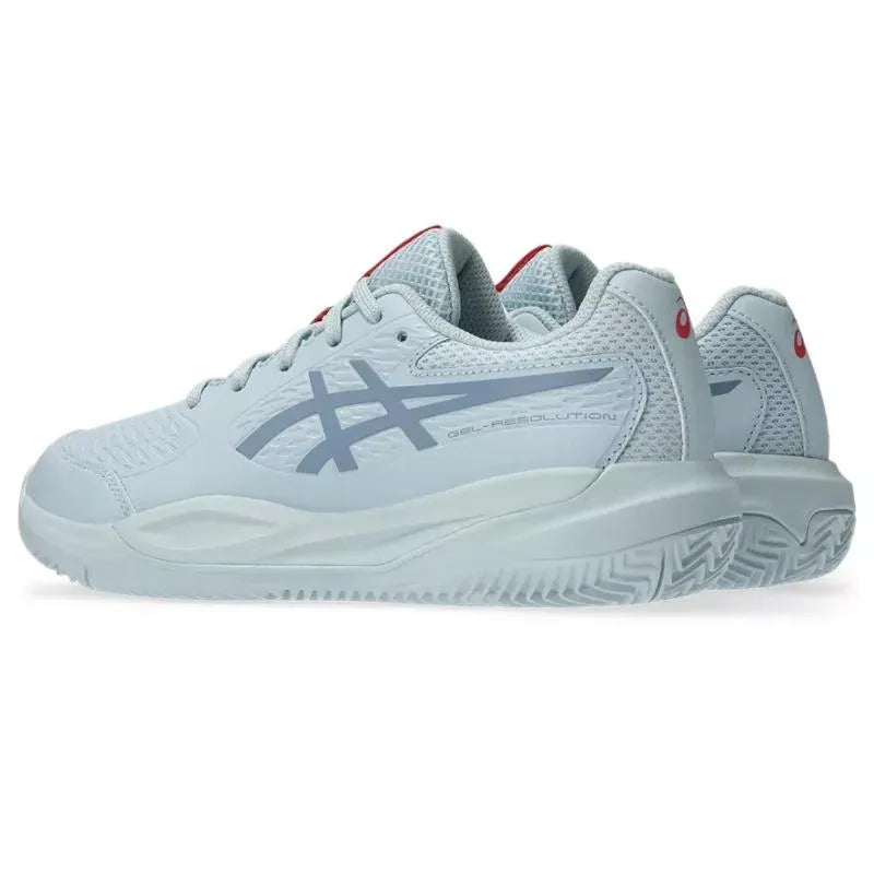 Asics Gel Resolution X Clay GS Sky Blue Grey Junior - Image 6