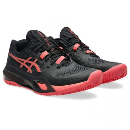 Zapatillas Asics Gel Resolution X Clay Black Red Women''''s Sneakers