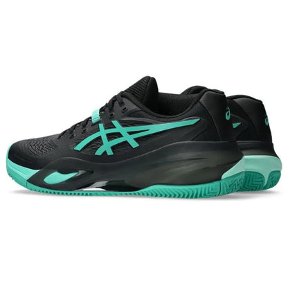 Asics Gel Resolution X Clay Black Aurora Green Sneakers - Image 6