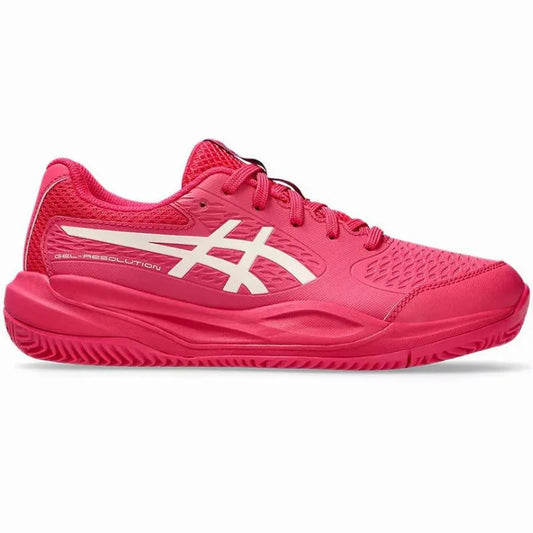 Baskets Junior Asics Gel Resolution X Clay GS Rose Vif Crème - Image 1