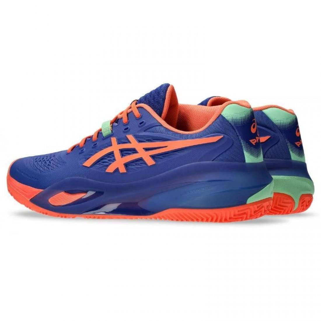 Baskets Asics Gel Resolution X Padel Cobalt Corail