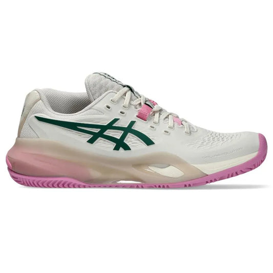 Asics Gel Resolution X Padel Beige Vert Baskets pour femmes - Image 1