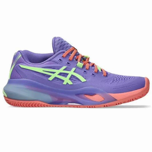 Asics Gel Resolution X Padel Purple Green Baskets pour femmes - Image 1